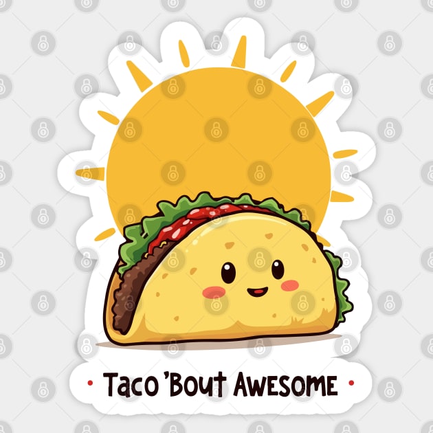 Taco Bout AWESOME Sticker by Urbanprint